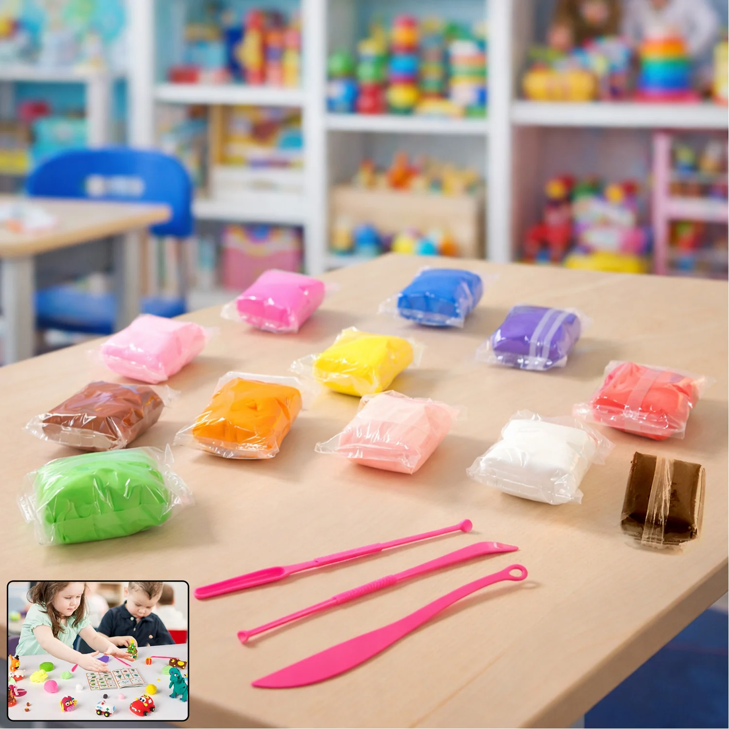 kids 12 color clsy  set