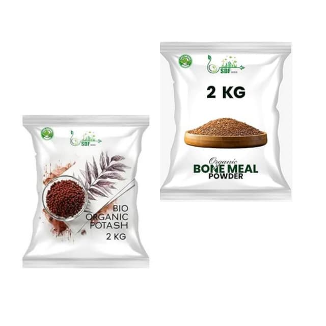 SDF BONE MEAL 2 KG AND POTASH 2 KG COMBO PACK  - SDF BONE MEAL 2 KG AND POTASH 2 KG COMBO PACK -1