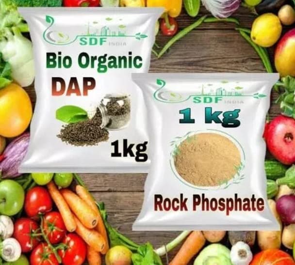Combo Pack of 2 (1Kg Rock Phasphate/1kg Bio Organic DAP Fertilizer) - Combo Pack of 2 (1Kg Rock Phasphate/1kg Bio Organic DAP Fertilizer)