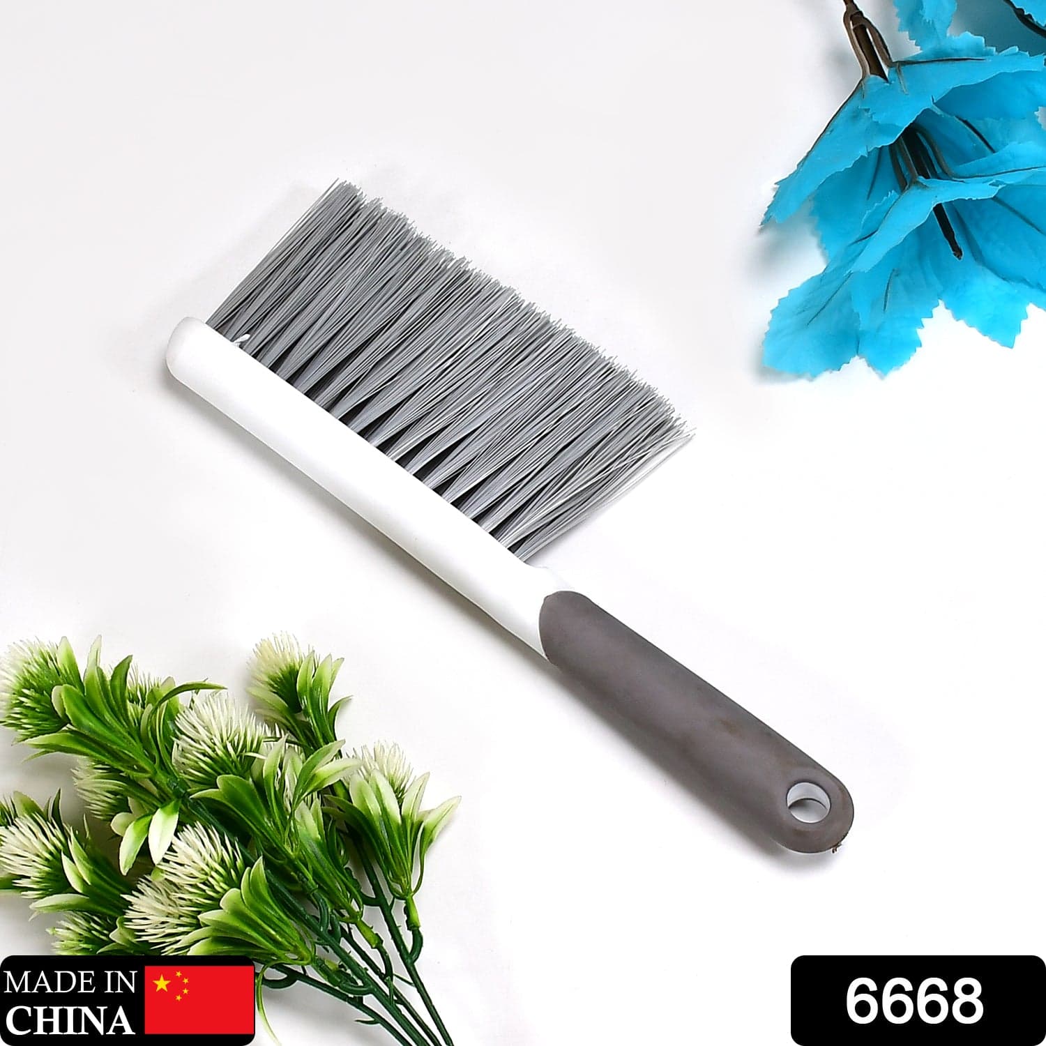 6668 Small Broom Brush With Comfort Grip Handle and Hanging Hole Cleaning Brush - 6668 Small Broom Brush With Comfort Grip Handle and Hanging Hole Cleaning Brush